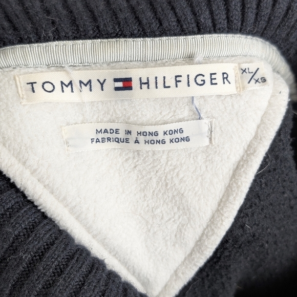 Vintage Tommy Hilfiger Fleeze Zip Up, Made In Hong Kong, XL - Picture 5 of 6